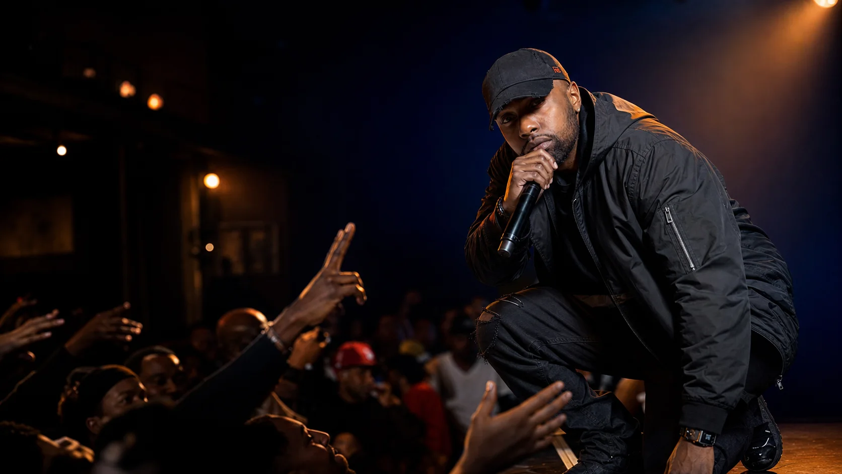 Chad Focus connecting with fans during an intimate live performance