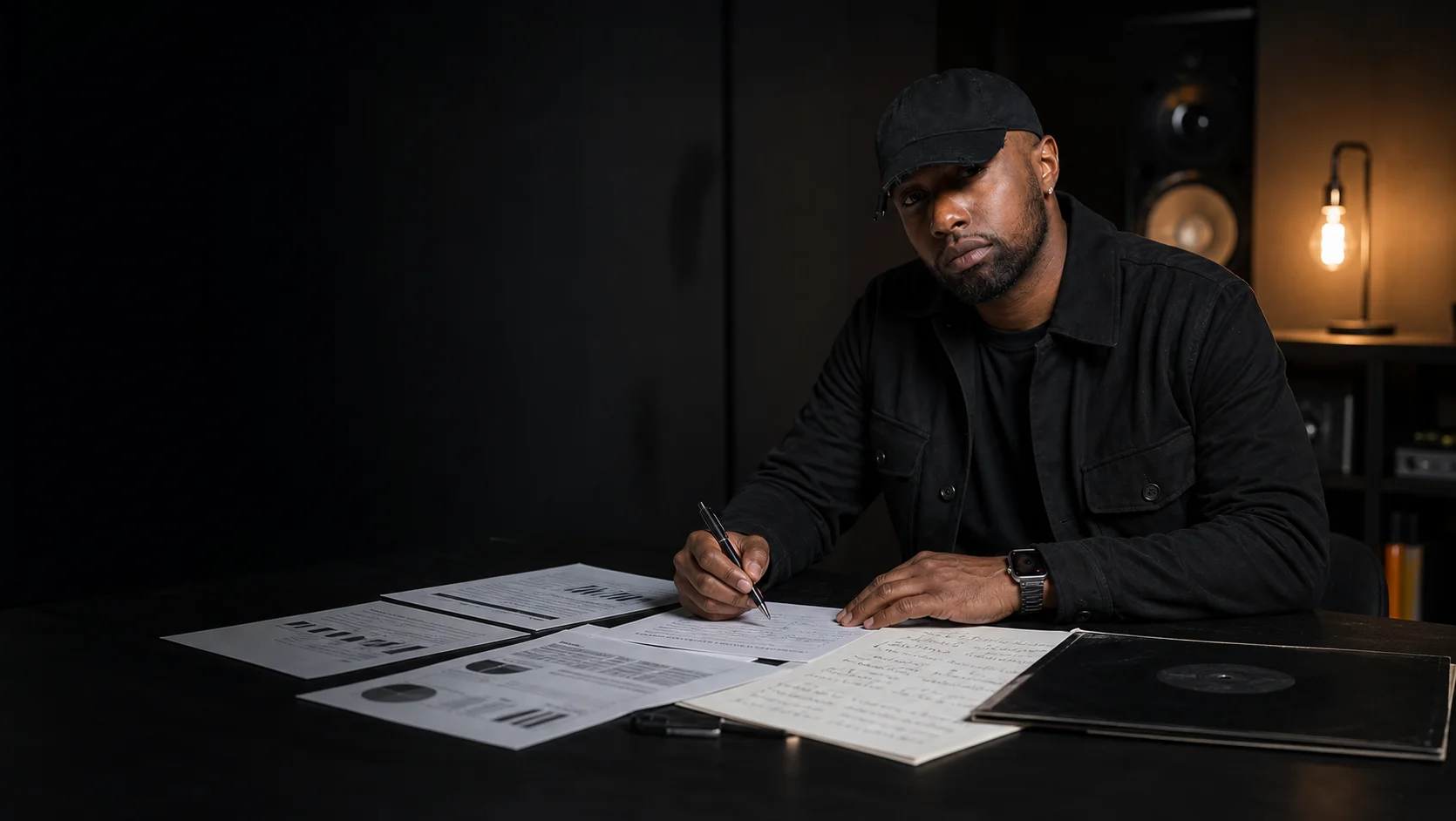 Chad Focus reviewing independent music business strategy notes