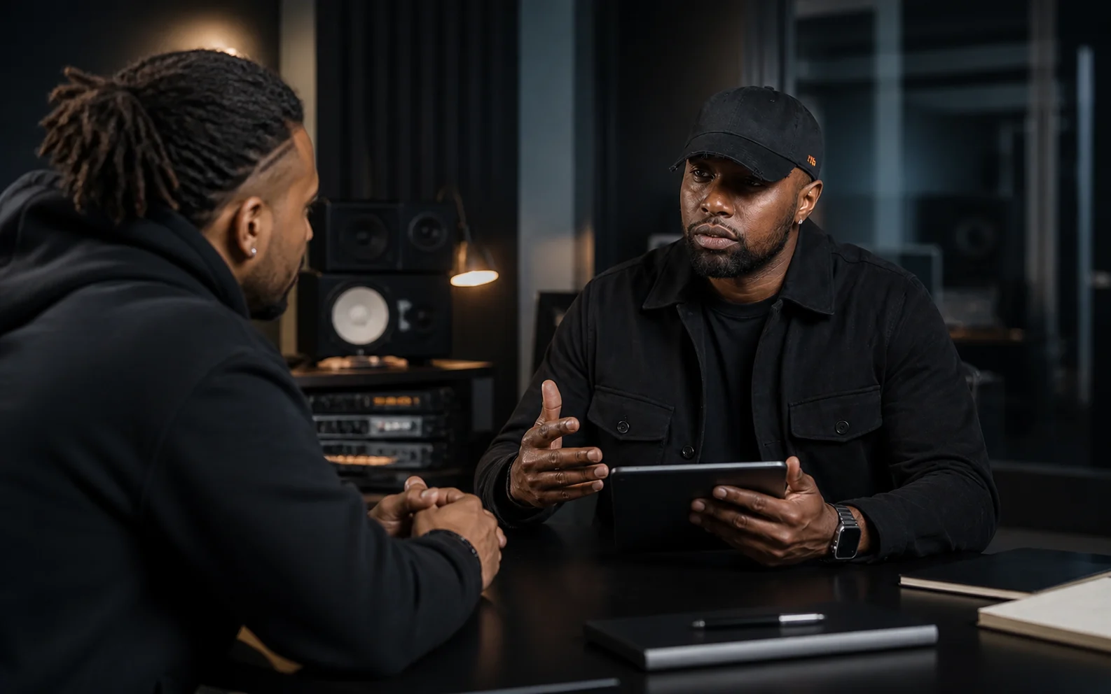 Chad Focus in a one-on-one strategy conversation