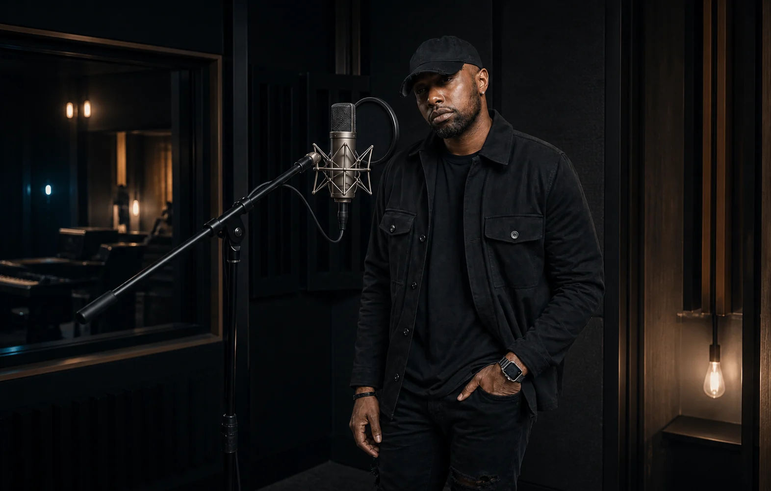 Chad Focus recording music
