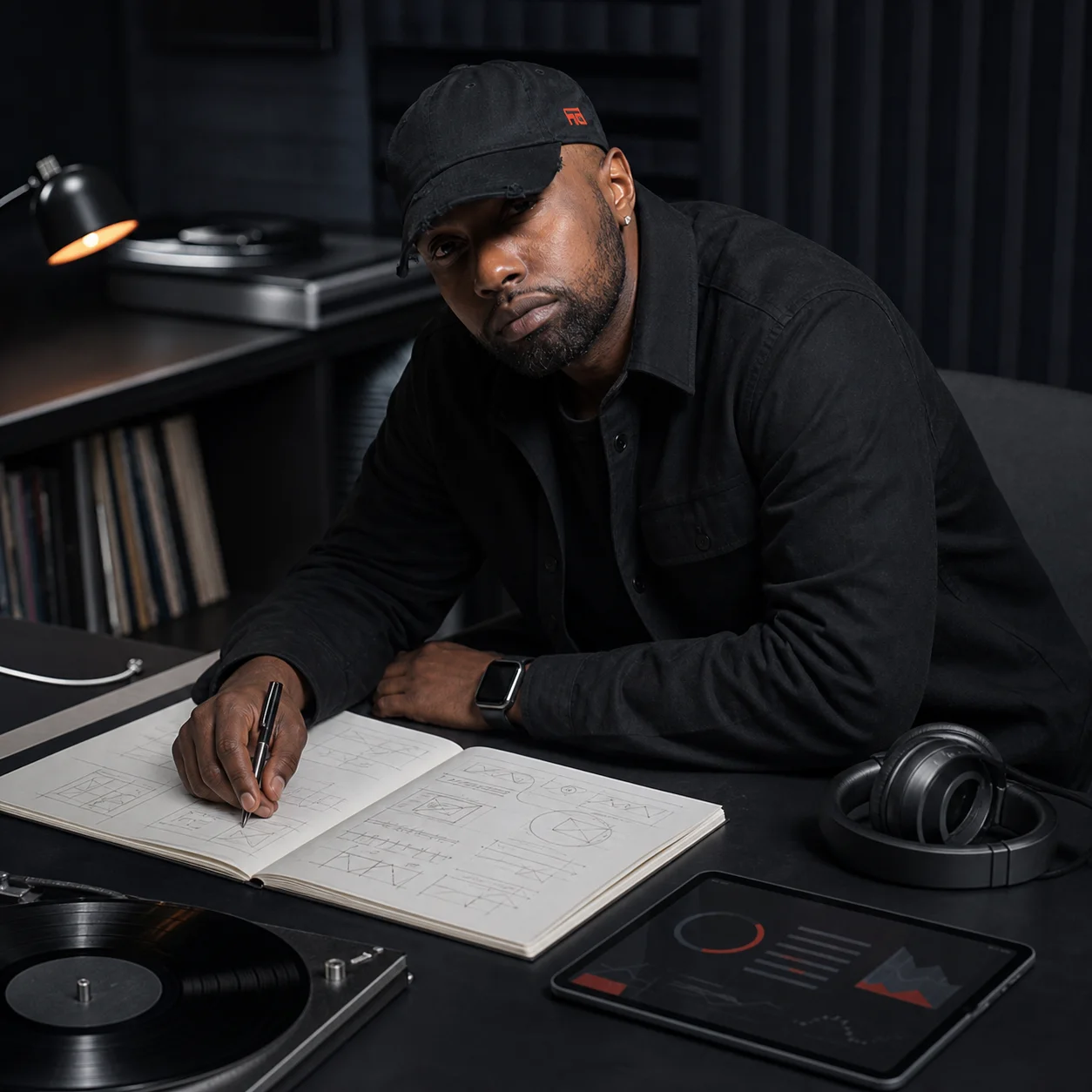 Chad Focus developing an independent artist business blueprint