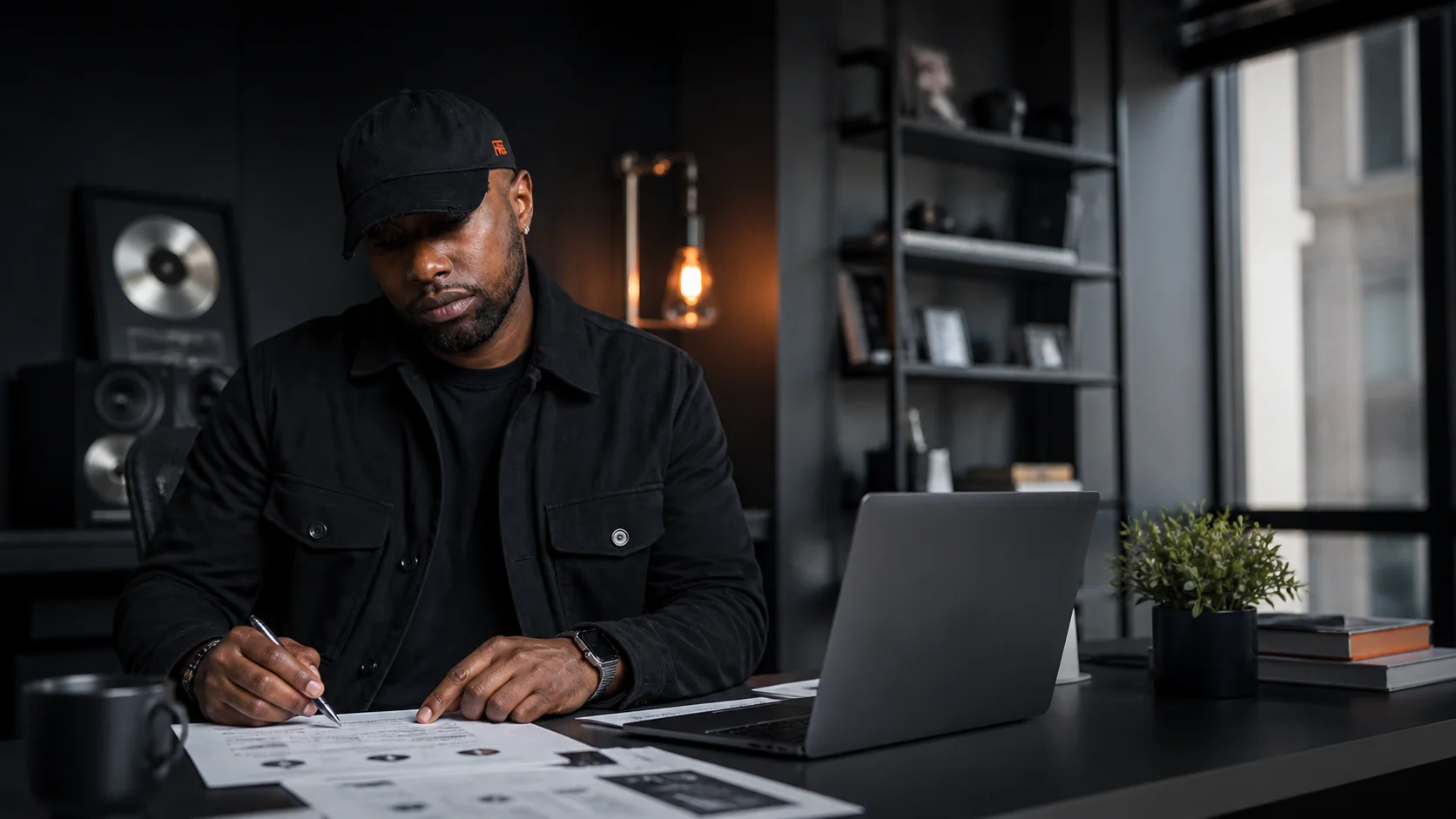 Chad Focus planning a campaign during a day in his life