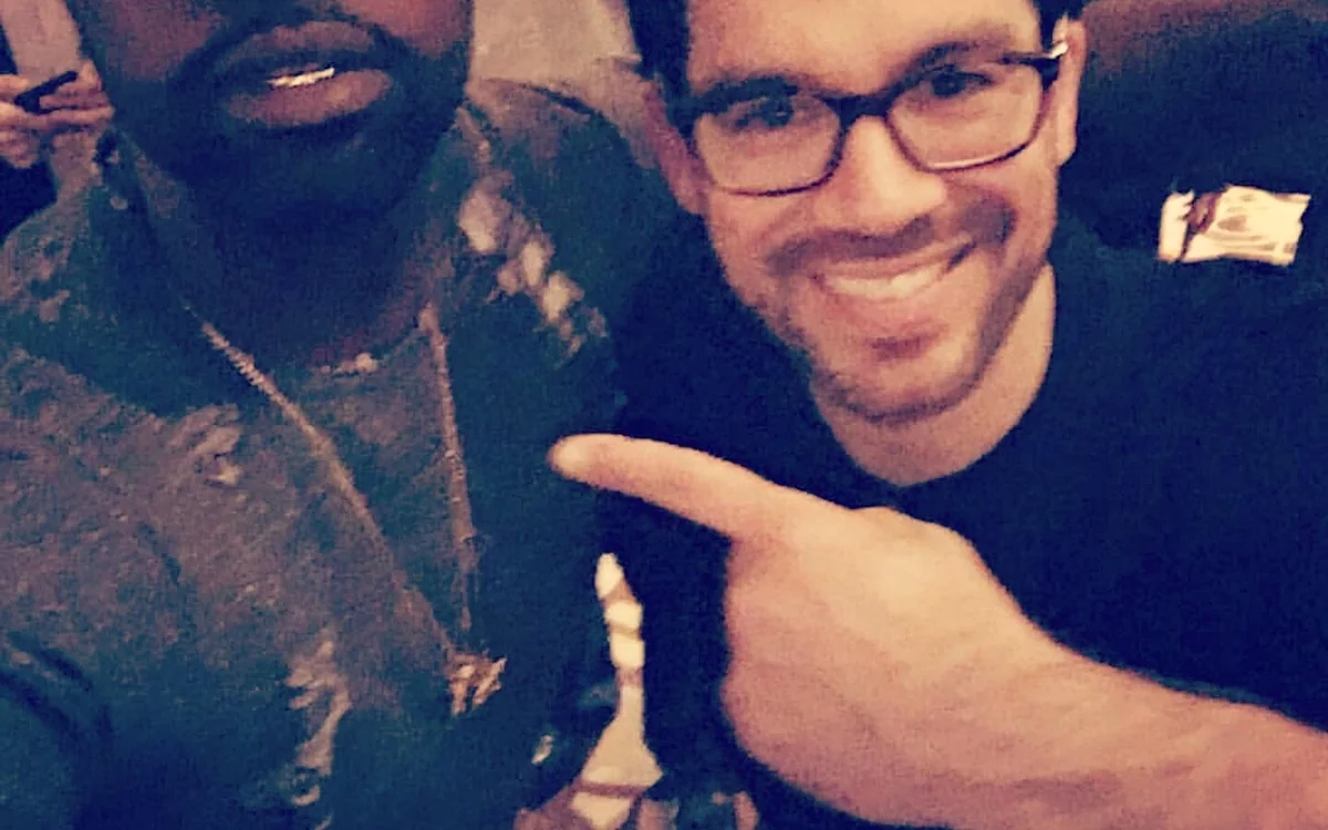 Chad Focus with a creative collaborator