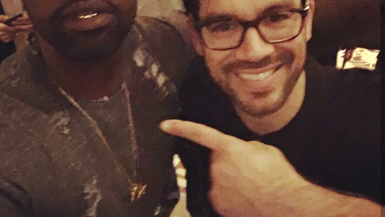 Chad Focus with a music collaborator